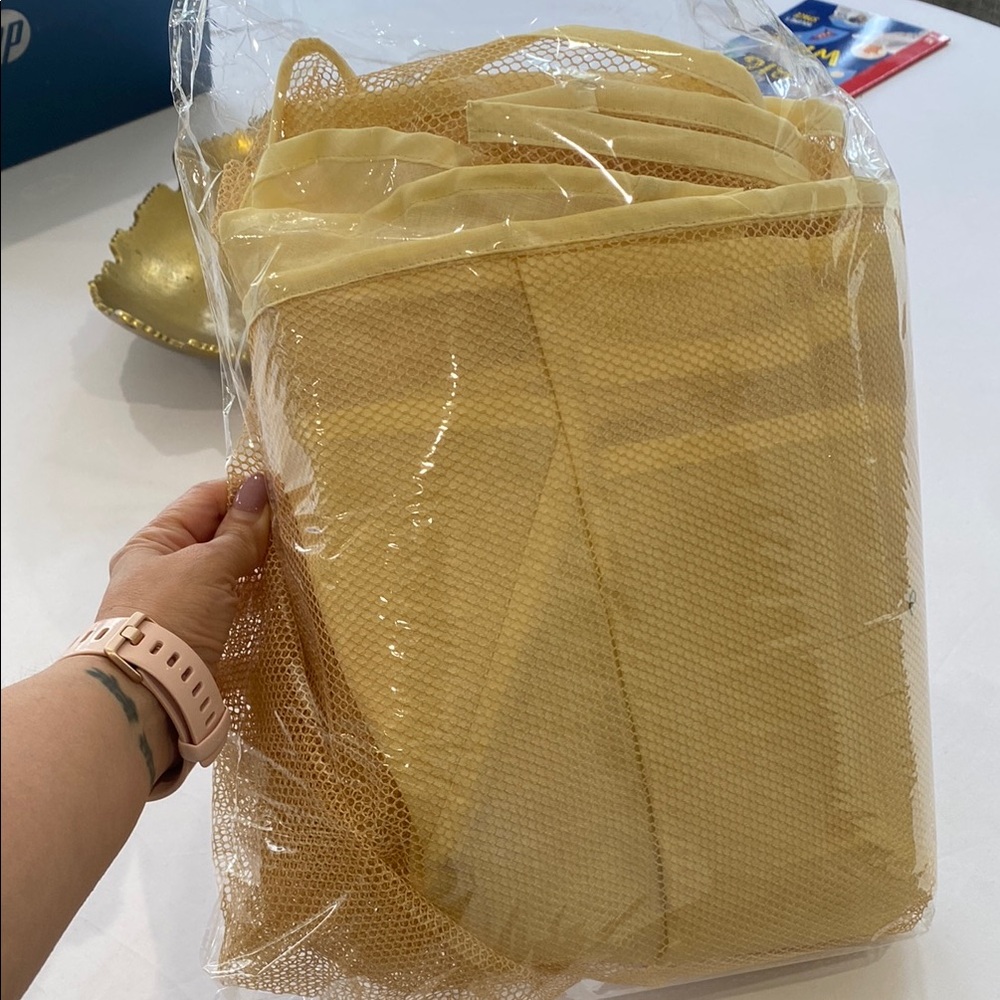 Elegant Yellow tulling for Indian or American skirt